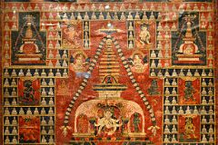 06-1 Ushnishavijaya Enthroned in the Womb of a Stupa, 1510-19, Nepal - New York Metropolitan Museum Of Art.jpg